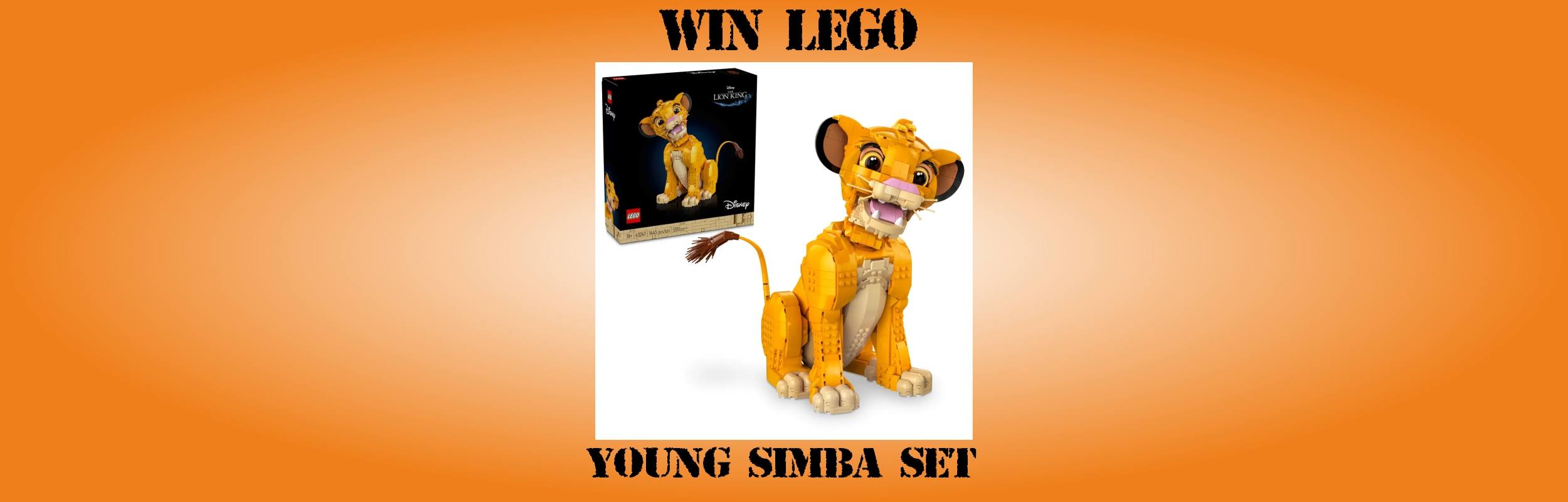 LEGO YOUNG SIMBA LION KING SET *THE LARGE SET* (43247) - DRAWN FRIDAY 19TH JULY